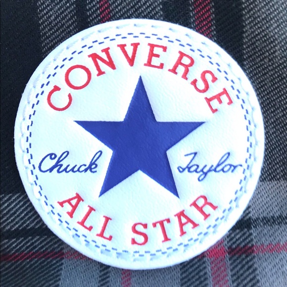 Sale 5 Star NWT HTF Converse CT Peace Plaid Hi - Picture 10 of 13